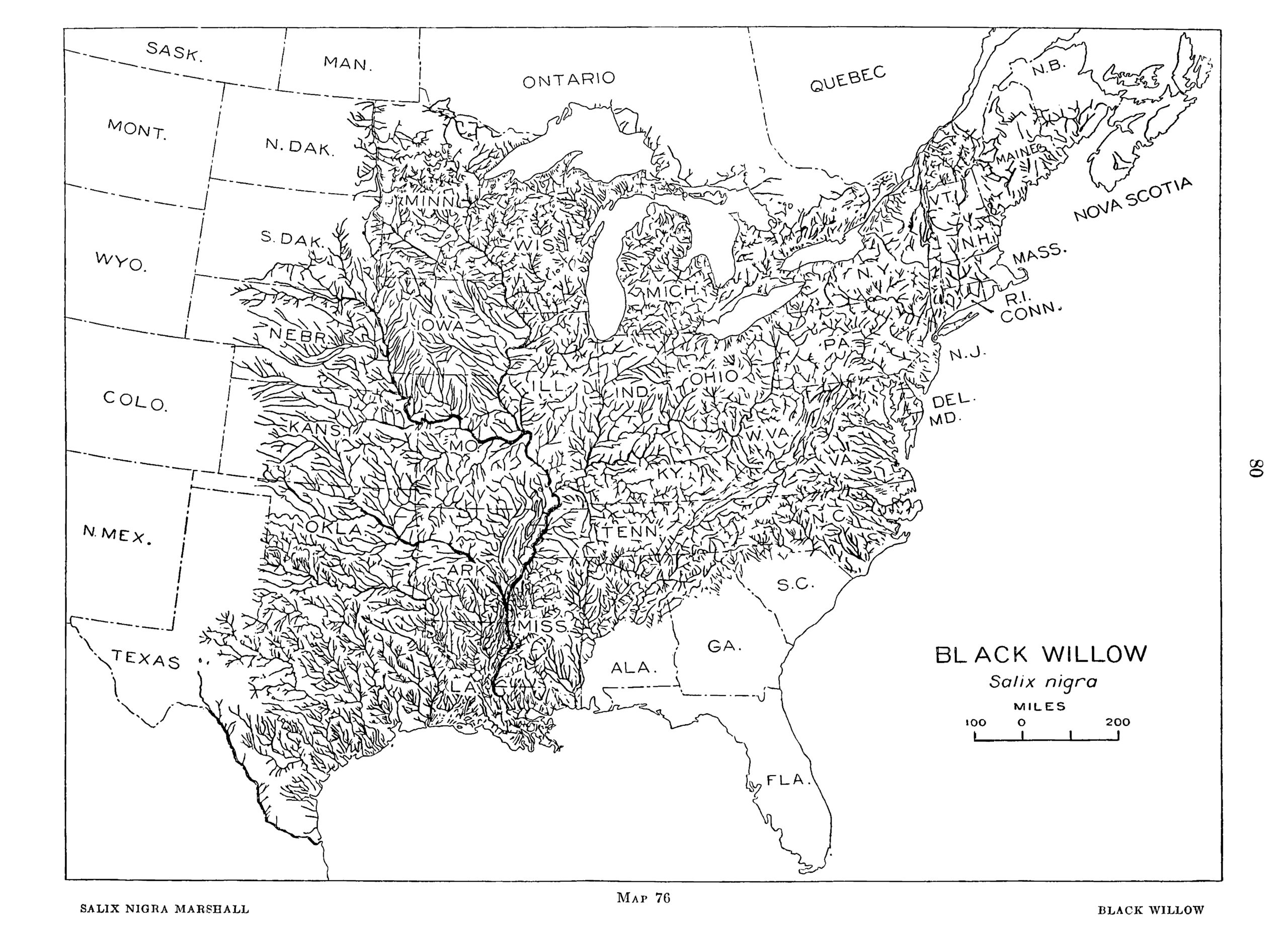 Distribution map