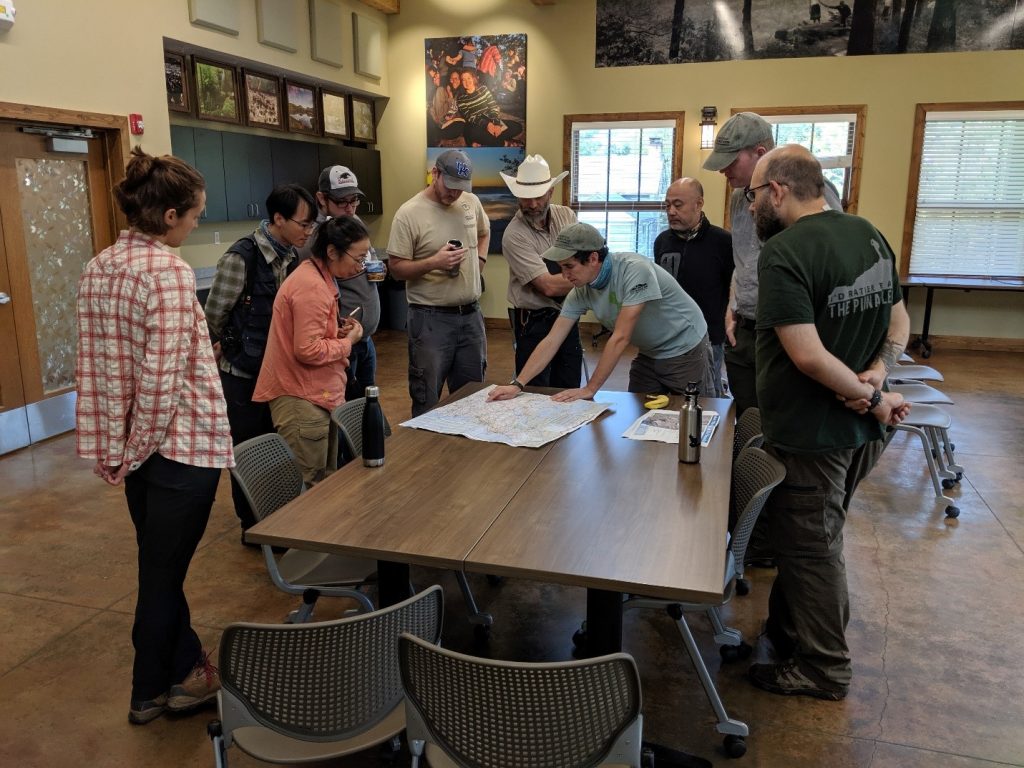 Mapping the expedition at Berea College Forest