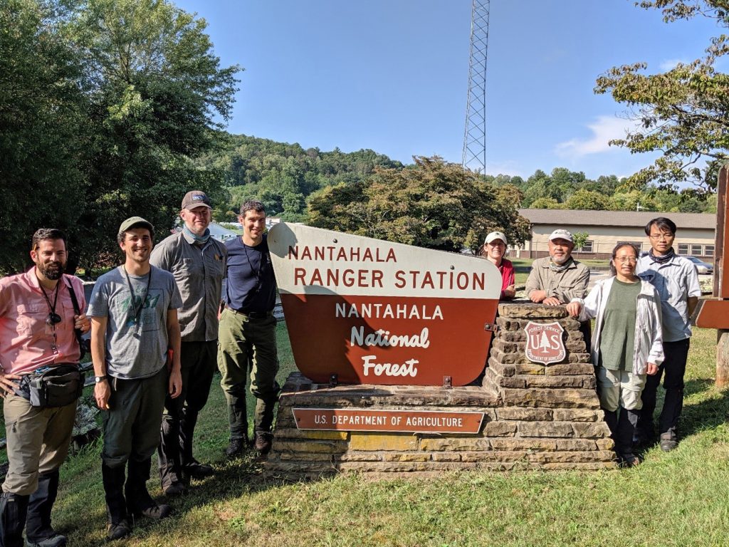 Crew at Nantahala National Forest in NC