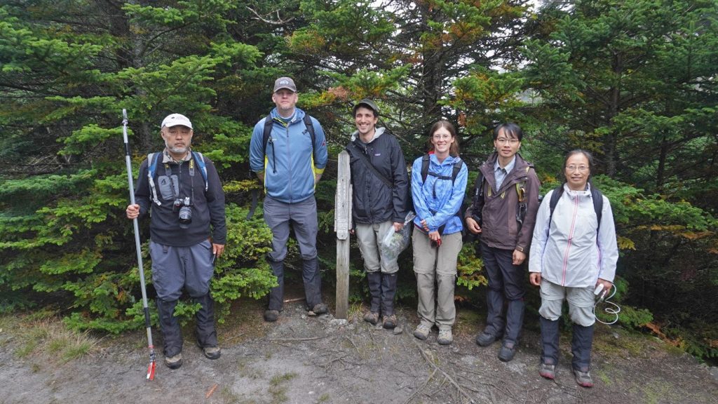 NACPEC team at Roan Mountain