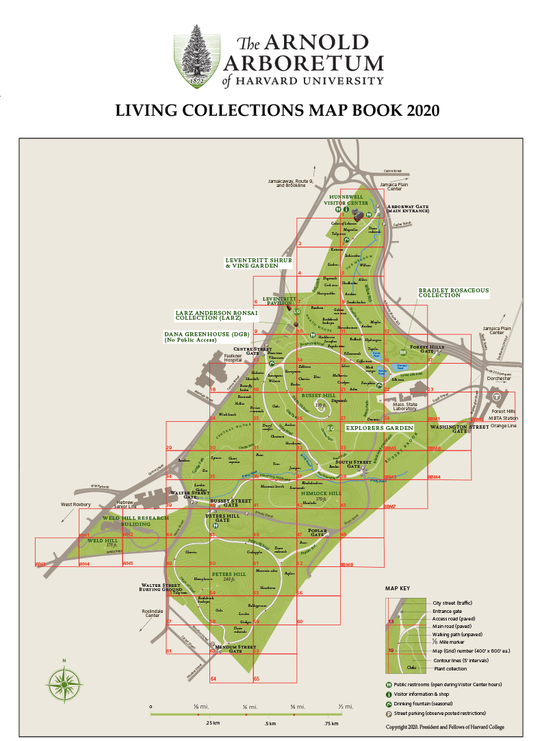 2020 Map of Living Collections cover