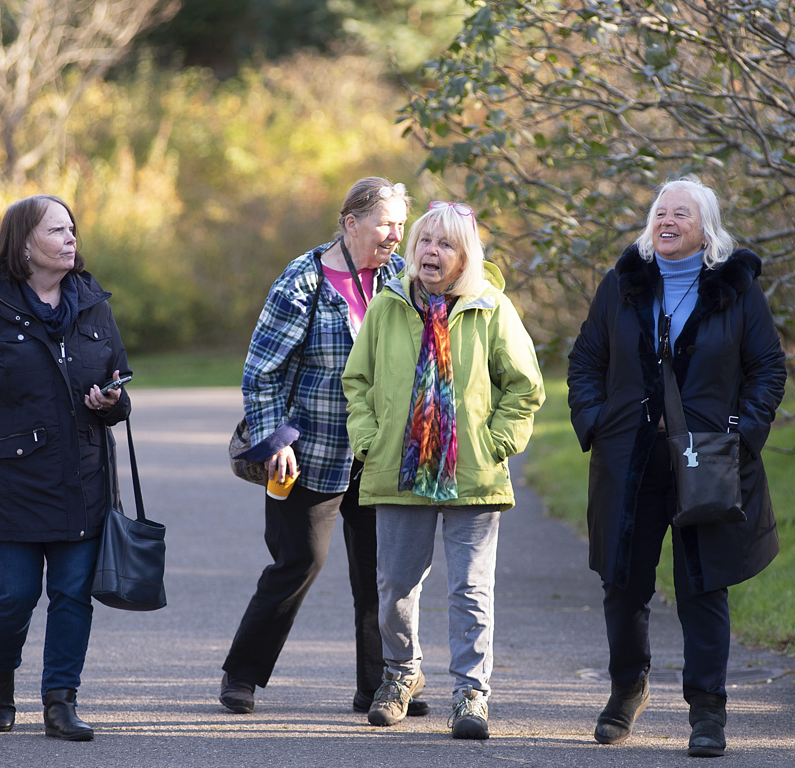 Chris McArdle leads a tour.