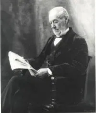 Horatio Hollis Hunnewell. Distinguished horticulturist and builder of the Arnold Arboretum Administration Building. Born July 27, 1810, died May 20, 1902. [Information from verso of mount].