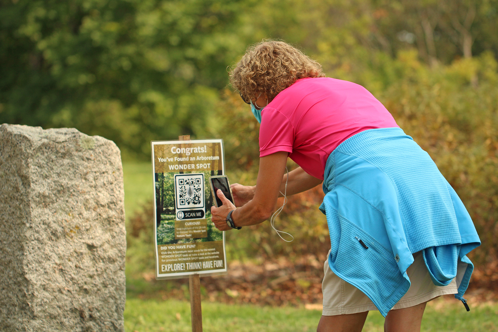 Signs in the landscape for Wonder Spots