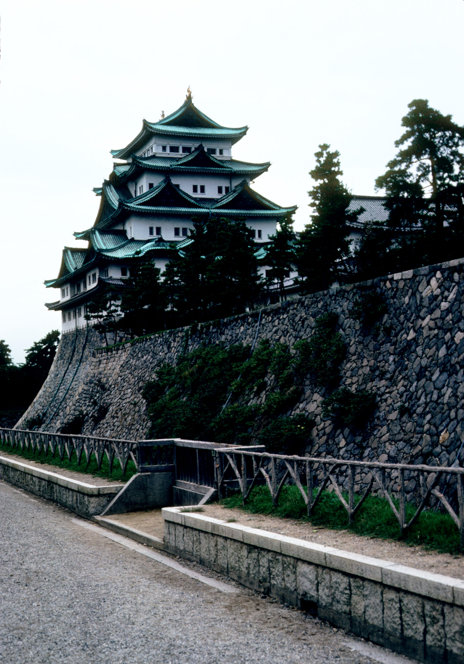 Nagoya Castle. Photograph by Stephen Spongberg, September 26, 1977.