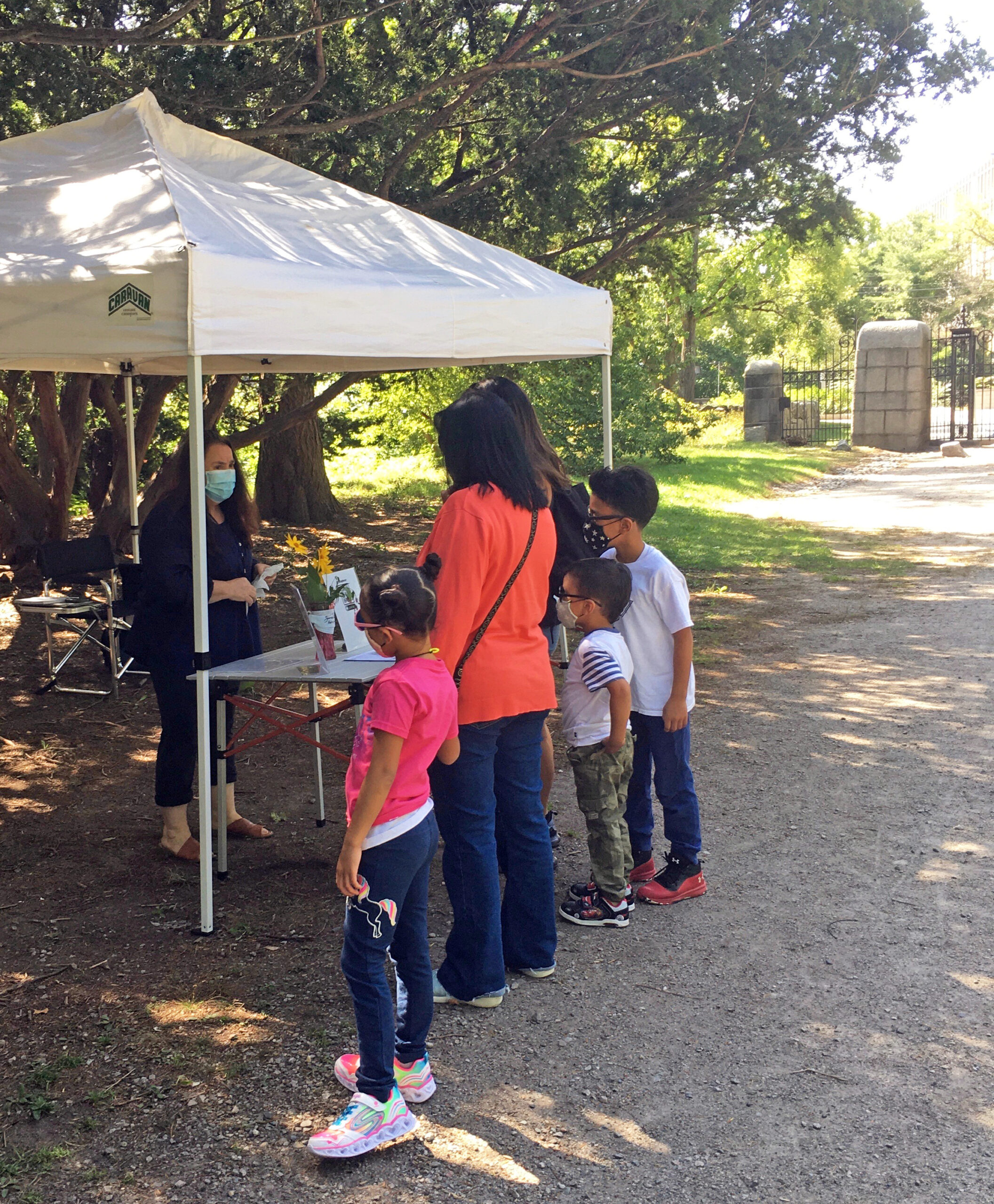 Visitor Engagement tent