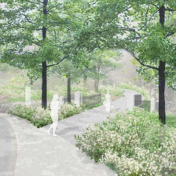 Beech Path entrance planning