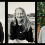 Headshots of three women