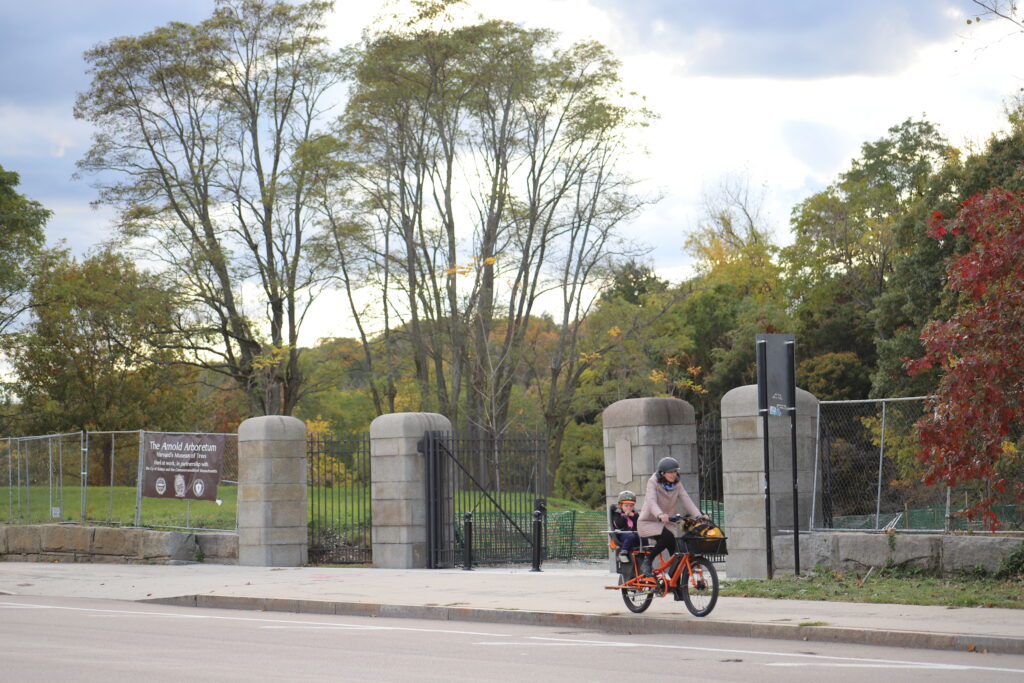 Completed Washington Street Gate entrance in October 2025.