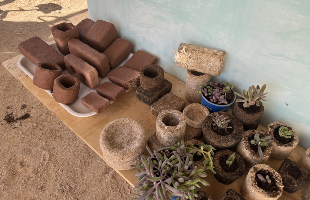 Containers made from fungal mycelium